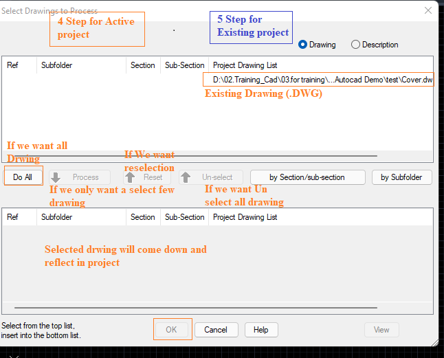 Autocad Open Project How To Create Project And Copy Project In AutoCAD Electrical ...