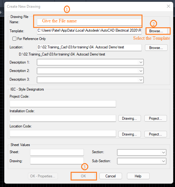Autocad Open Project How To Create Project And Copy Project In AutoCAD Electrical ...